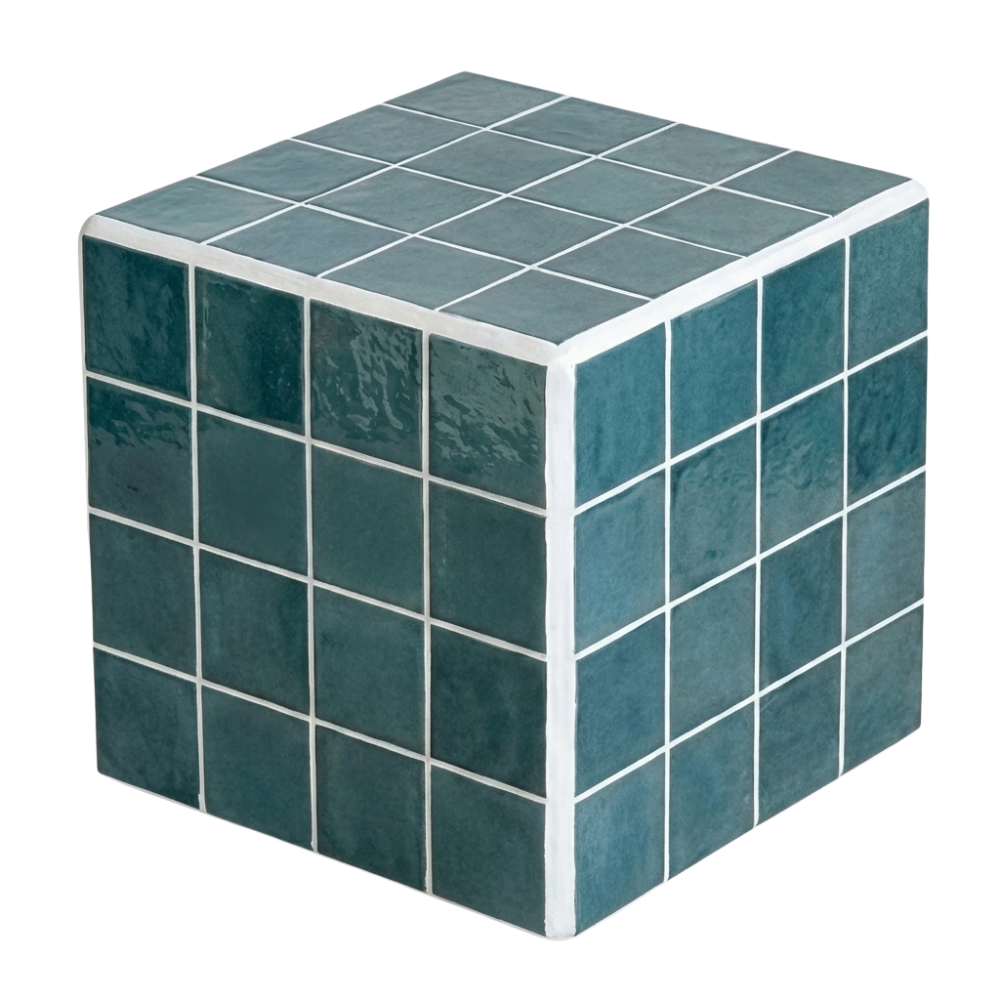 Masă laterală Cube – ACQUAMARINA