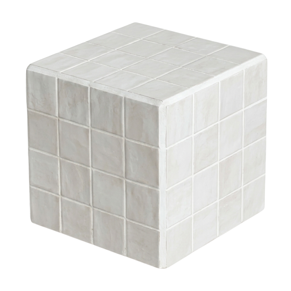 Masă laterală Cube – BIANCO