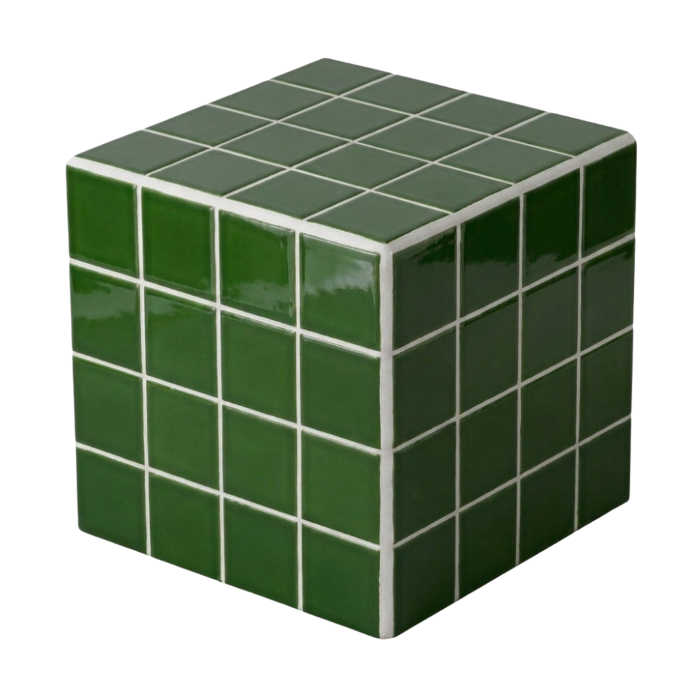 Masă laterală Cube – VICTORIAN GREEN