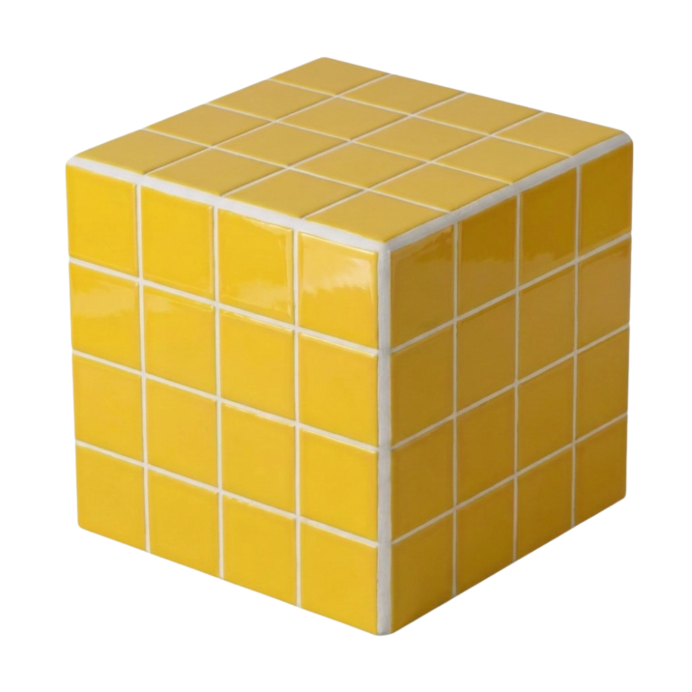 Masă laterală Cube – YELLOW